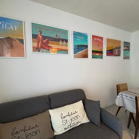 Apartament Bel A St Jean De Monts Avec Balcon Et Parking, Proche Et Commerces - Fr-1-323-585