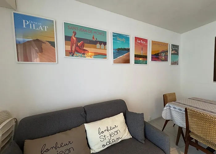 아파트 Bel A St Jean De Monts Avec Balcon Et Parking, Proche Et Commerces - Fr-1-323-585